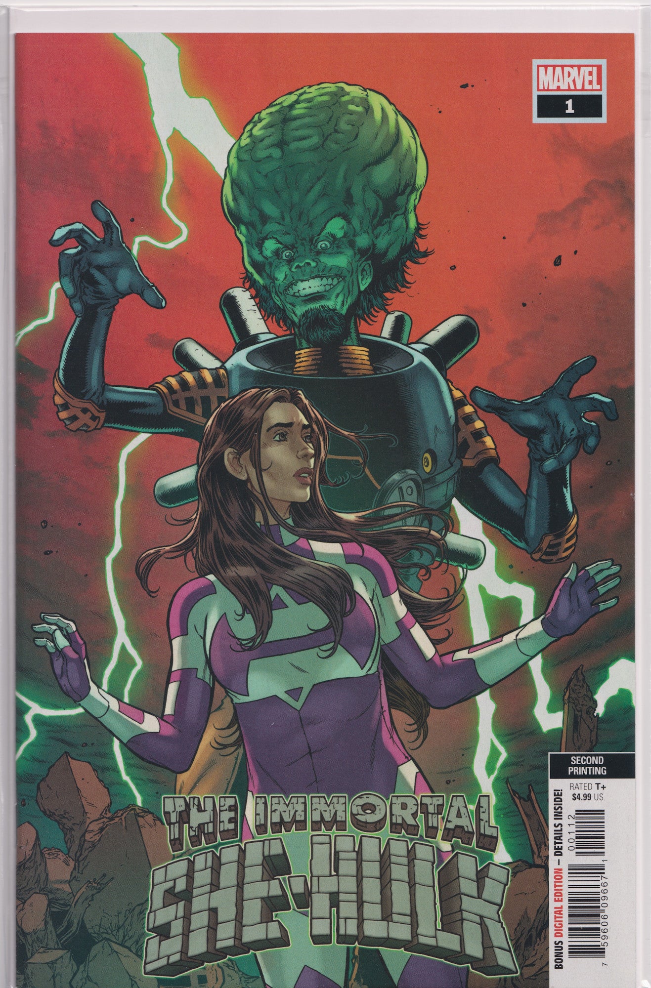 IMMORTAL SHE-HULK #1 (2ND PRINT VARIANT)(LOW PRINT RUN) COMIC ~ Marvel Comics