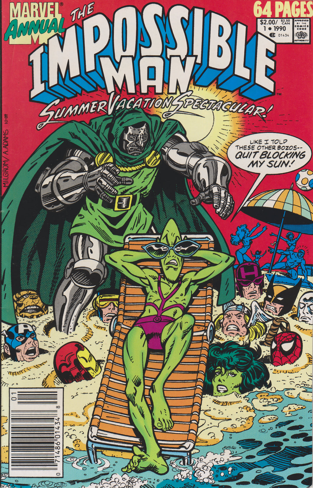 THE IMPOSSIBLE MAN SUMMER VACATION SPECTACULAR #1 ~ Marvel Comics