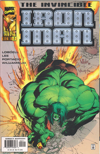 IRON MAN #2 (VOL. 2) COMIC BOOK ~ Whilce Portacio Art ~ Marvel Comics