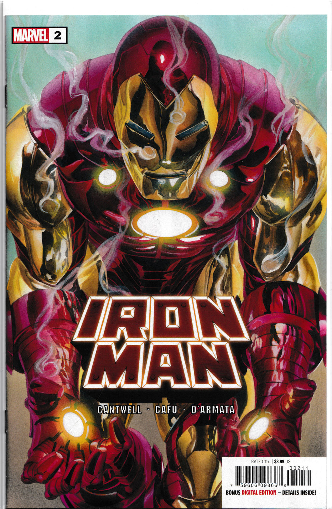 IRON MAN #2 (ALEX ROSS VARIANT)(2020) Comic Book ~ Marvel Comics