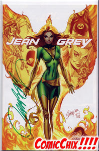 JEAN GREY #1B SIGNED BY J. SCOTT CAMPBELL ~ Marvel Comics JSC Exclusive
