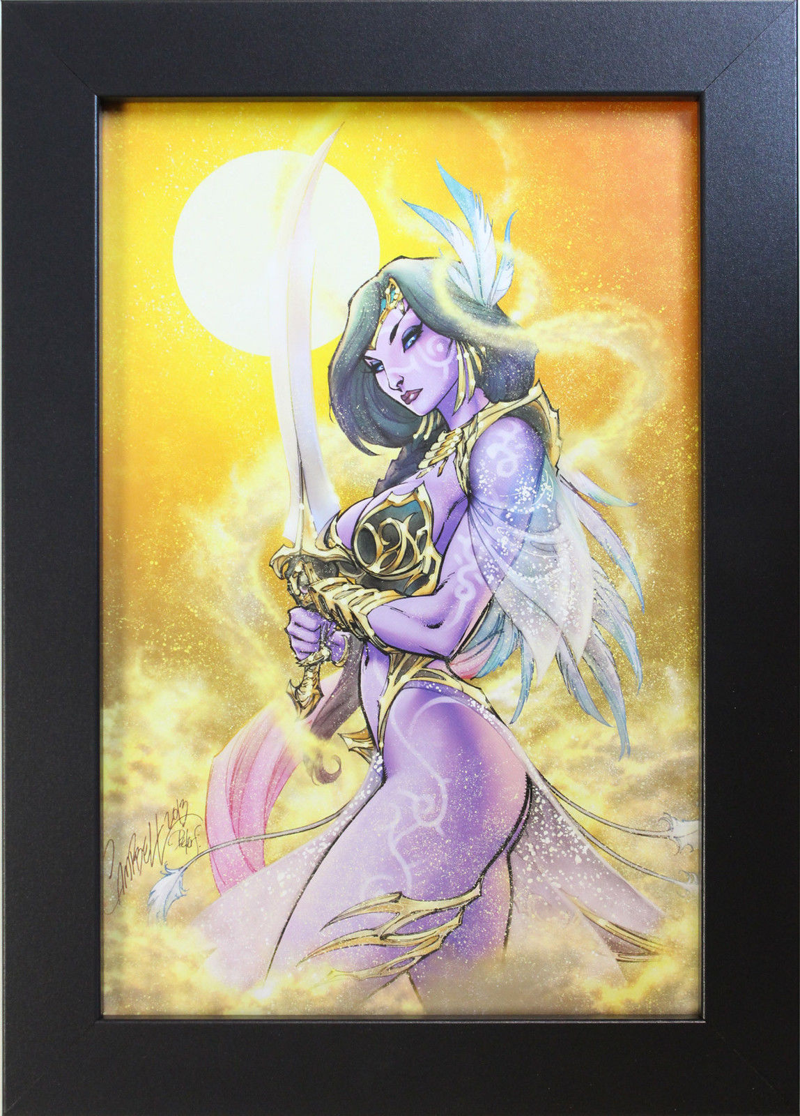 JIRNI (#2) by J. Scott Campbell - FRAMED ART - 8 X 12 - (Print / Poster)