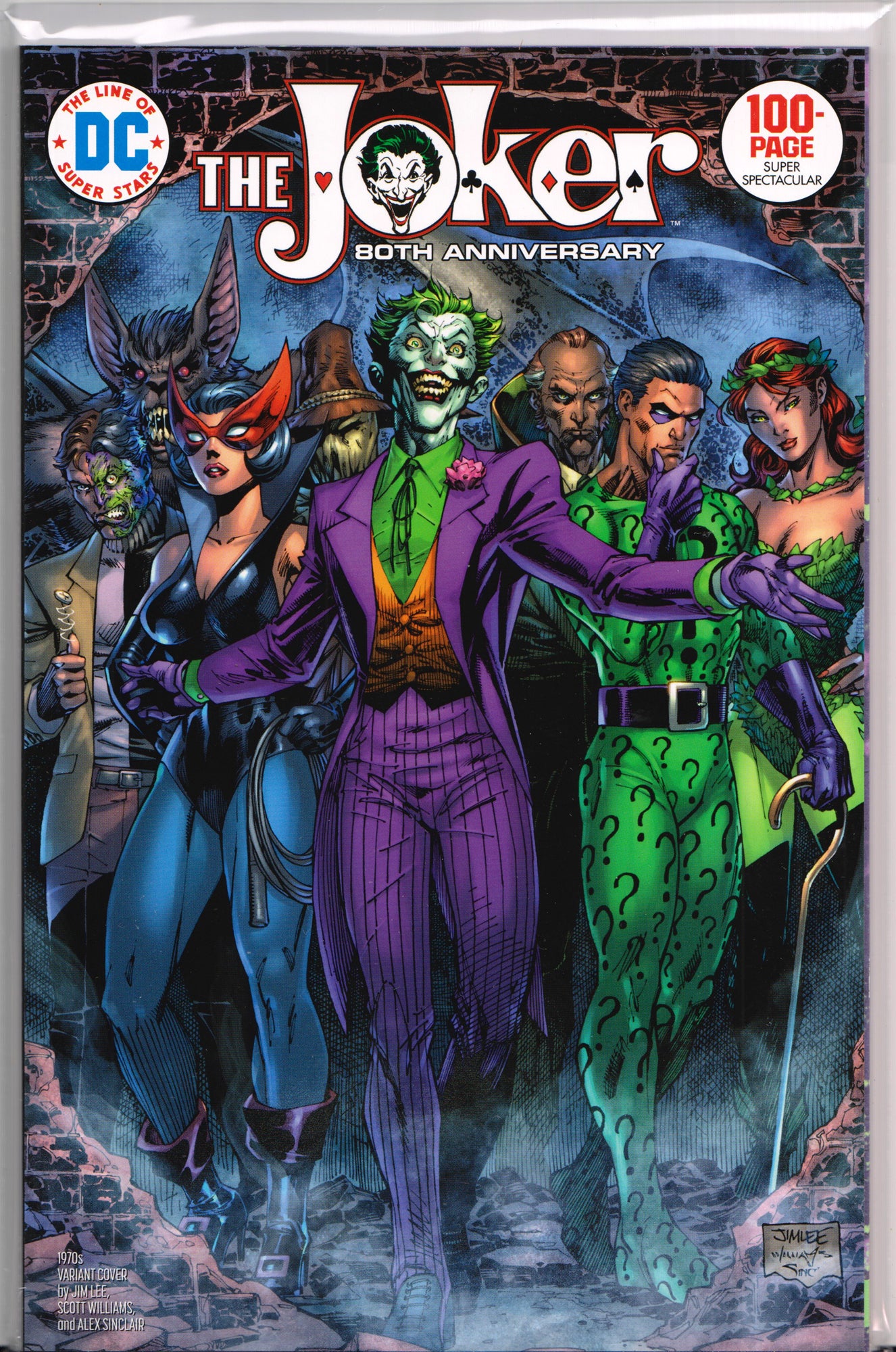 THE JOKER 80TH ANNIVERSARY SPECIAL (Jim Lee Variant) COMIC BOOK ~ DC