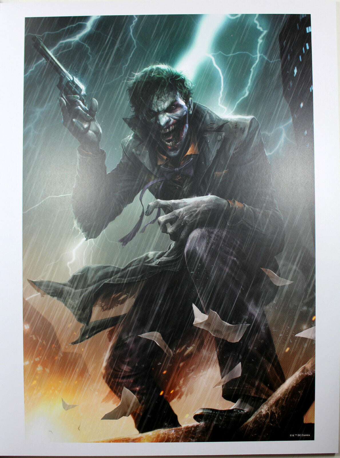 JOKER: YEAR OF THE VILLAIN #1 ART PRINT by Francesco Mattina ~ 12" x 16"