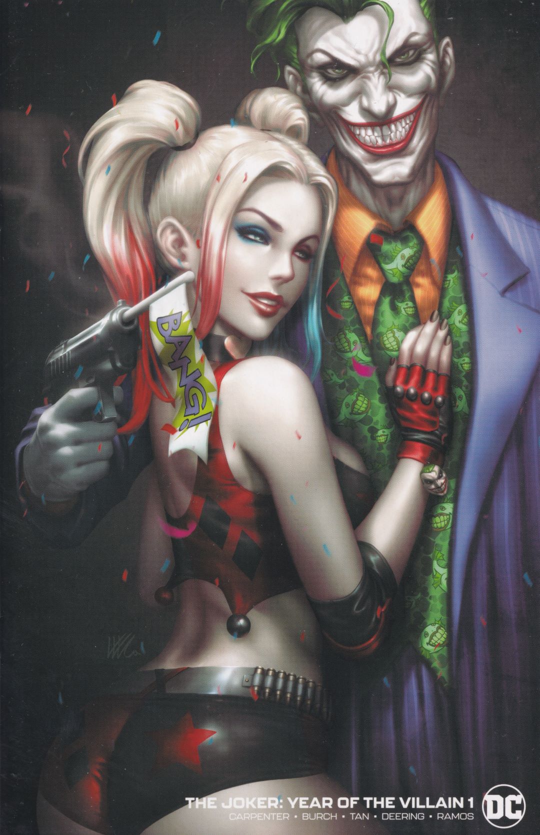 JOKER: YEAR OF THE VILLAIN #1 (KENDRICK LIM "KUNKKA" MINIMAL TRADE EXCLUSIVE)