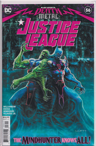 JUSTICE LEAGUE #56 (LIAM SHARP)(DARK NIGHTS: DEATH METAL TIE-IN) ~ DC Comics