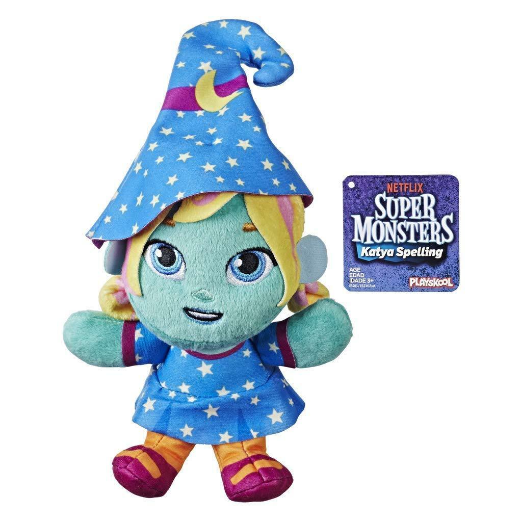 Super Monsters ~ KATYA SPELLING PLUSH TOY ~ Hasbro/Netflix Plushie