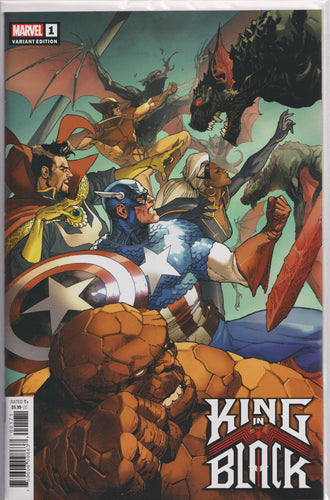 KING IN BLACK #1 (YU CONNECTING VARIANT)(VENOM X-OVER) Comic Book ~ Marvel