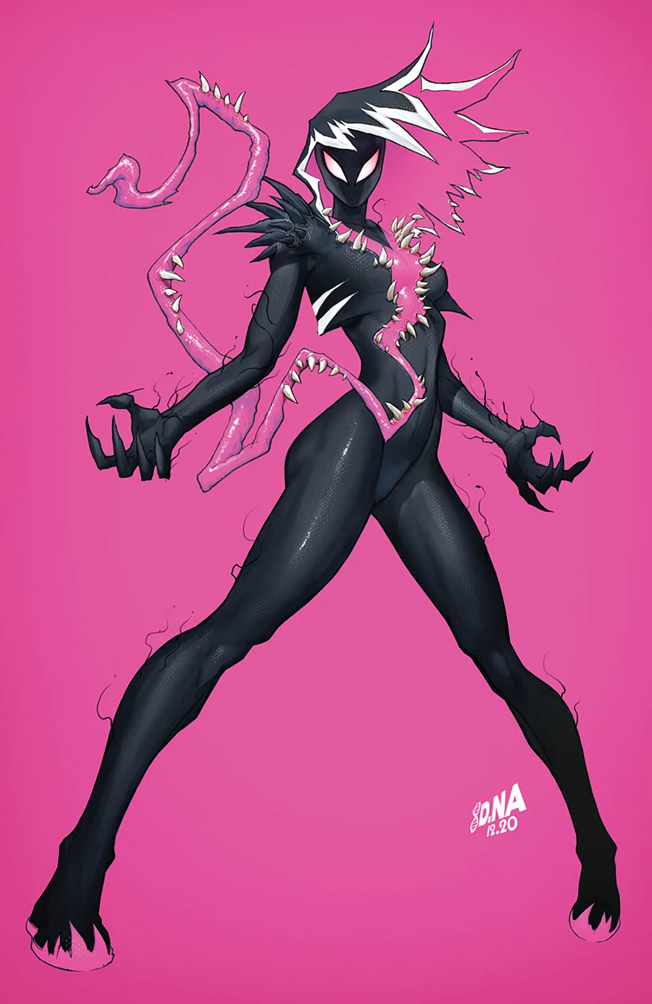 KING IN BLACK: GWENOM vs. CARNAGE #1 (DAVID NAKAYAMA EXCLUSIVE VIRGIN VARIANT) PRE SALE