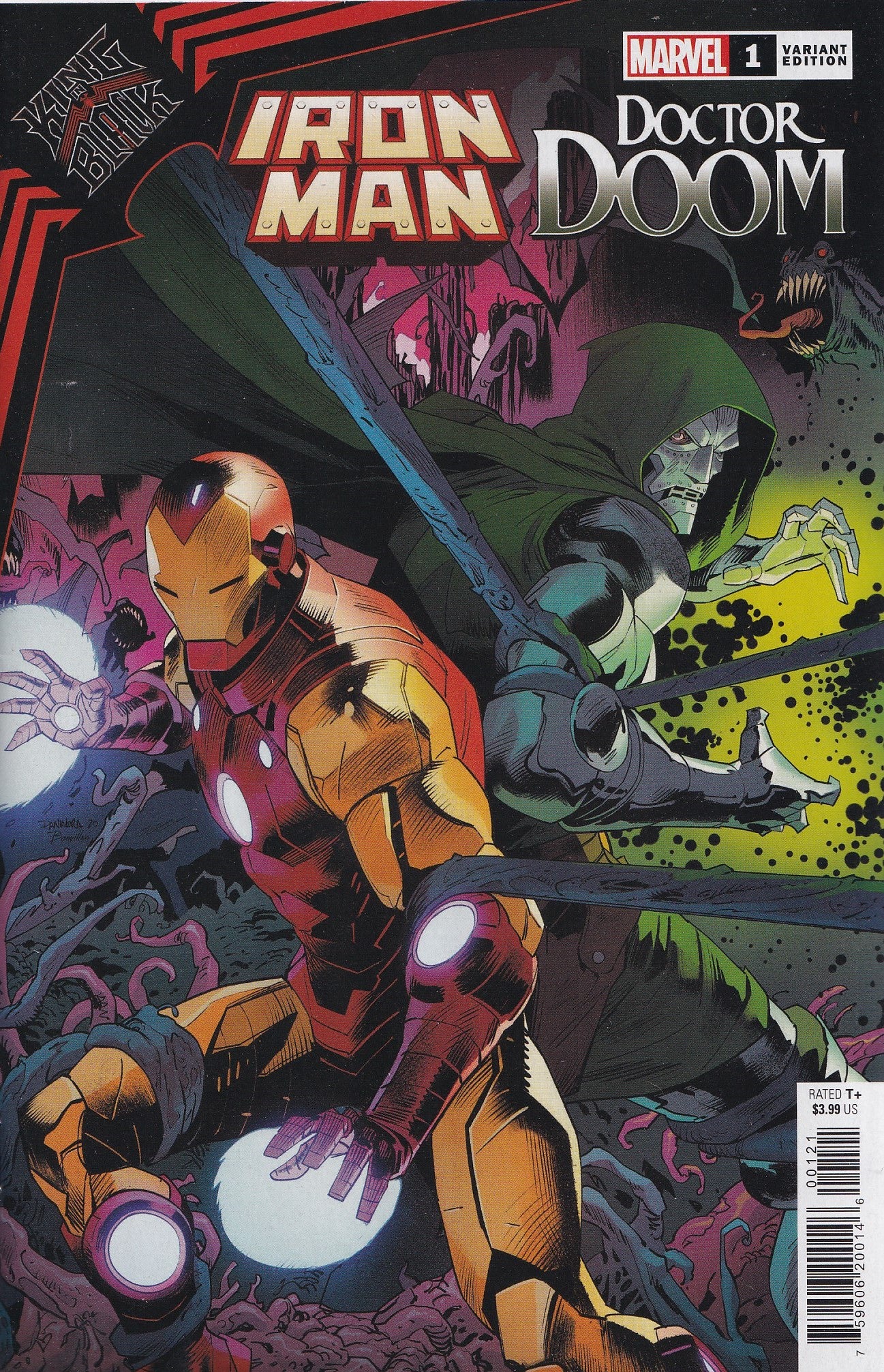 KING IN BLACK: IRON MAN/DOCTOR DOOM #1 (DAN MORA VARIANT) Comic Book - Marvel