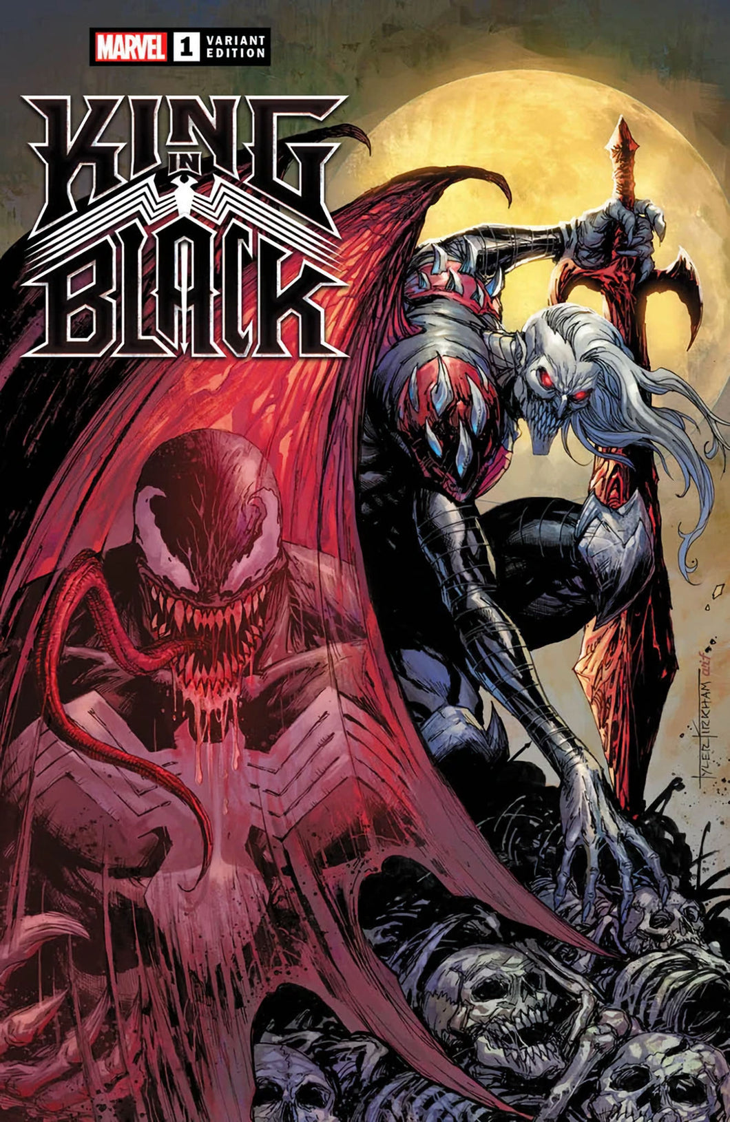 KING IN BLACK #1 (Tyler Kirkham Exclusive Trade Variant) Comic Book ~ Marvel
