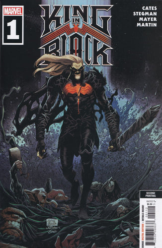 KING IN BLACK #1 (2ND PRINT STEGMAN VARIANT)(VENOM X-OVER) Comic ~ Marvel