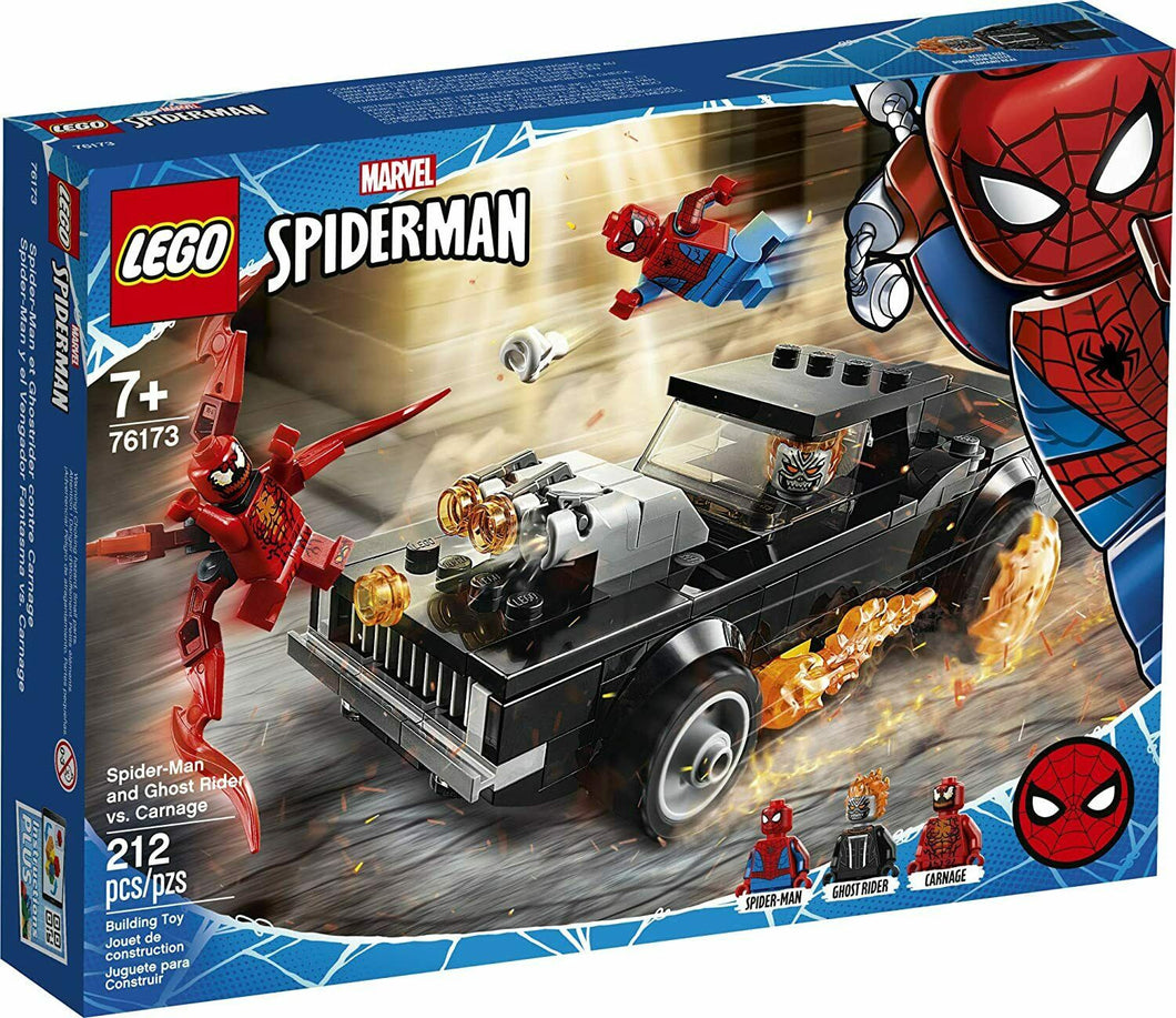 LEGO ~ SPIDER-MAN & GHOST RIDER vs. CARNAGE (Set #76173) ~ New Marvel 2020