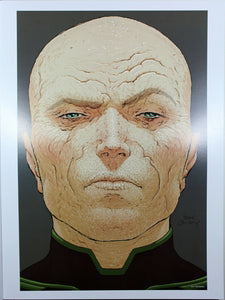LEX LUTHOR ART PRINT by Frank Quitely ~ 12" x 16" ~ DC Year of the Villain