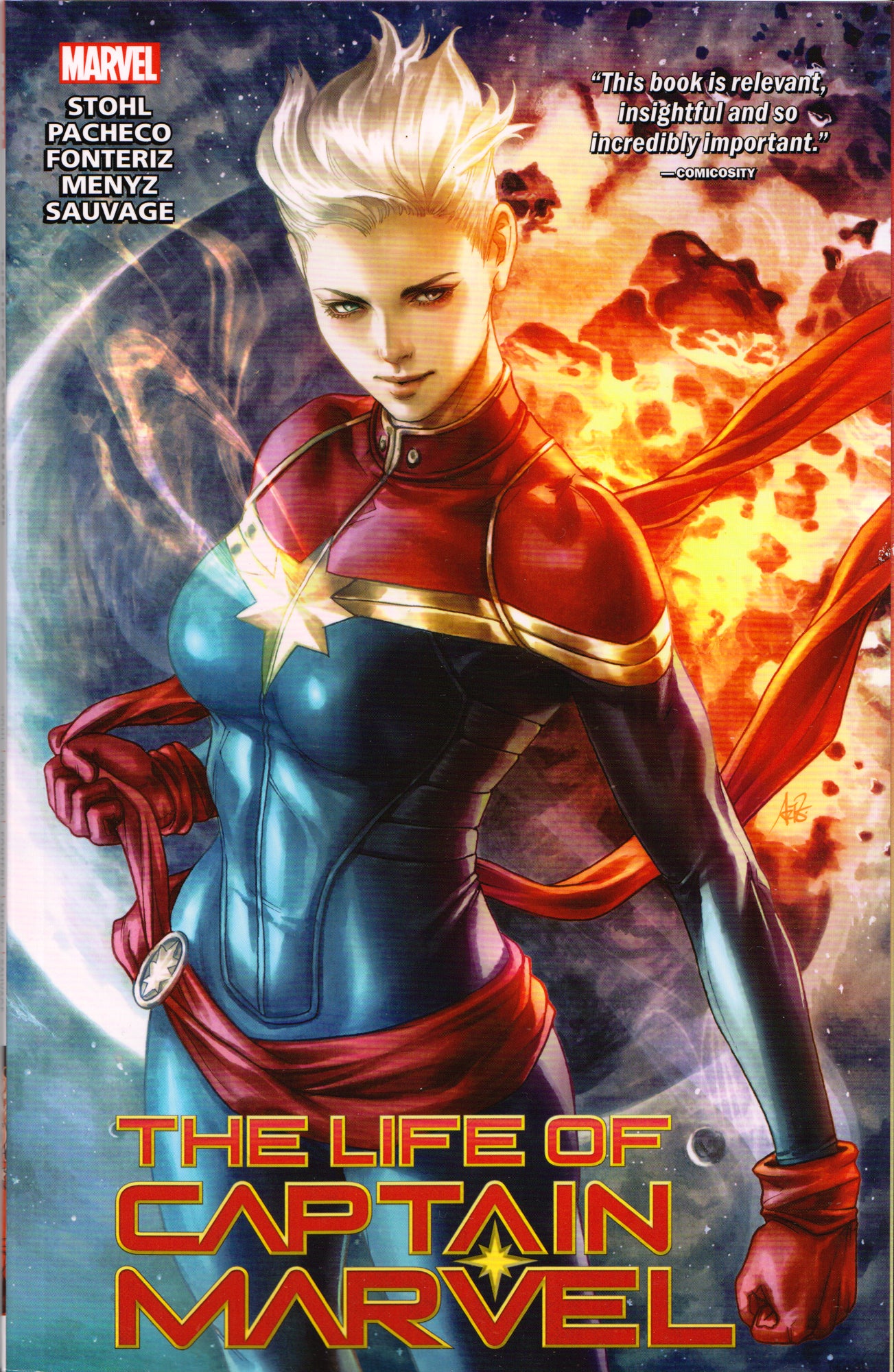 LIFE OF CAPTAIN MARVEL TPB (STANLEY LAU VARIANT) ~ Marvel Comics