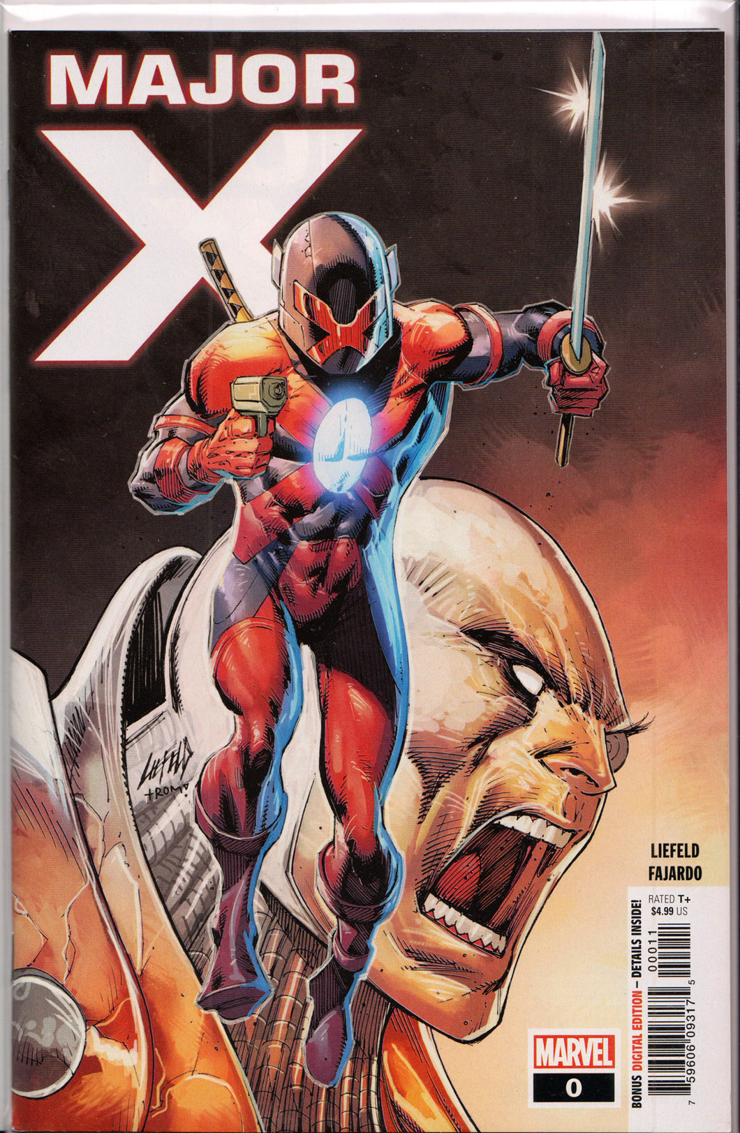 MAJOR X #0 (1ST PRINT) COMIC BOOK ~ Rob Liefeld ~ Marvel Comics