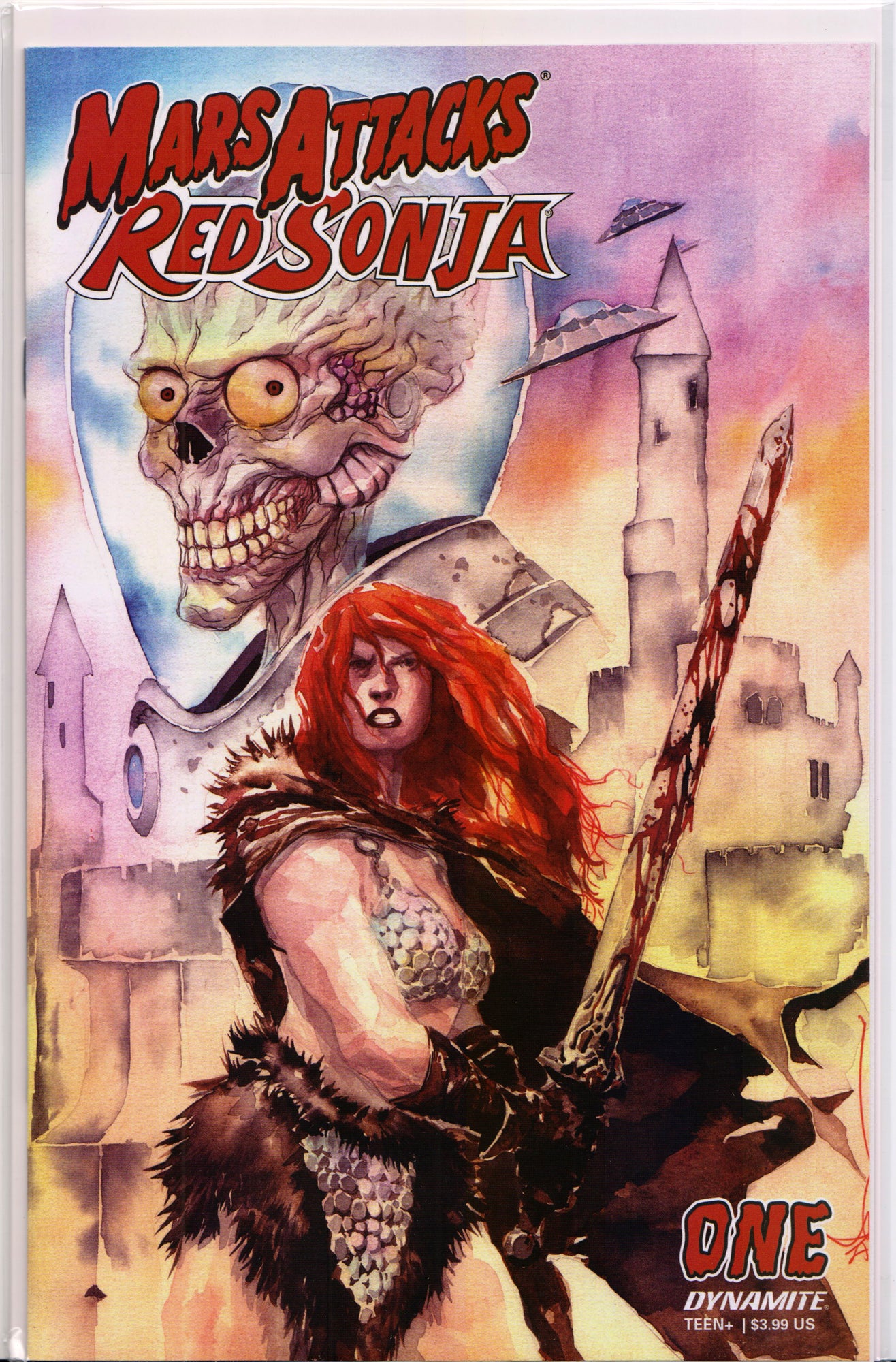 MARS ATTACKS RED SONJA #1 (NGUYEN VARIANT) COMIC BOOK ~ Dynamite Entertainment