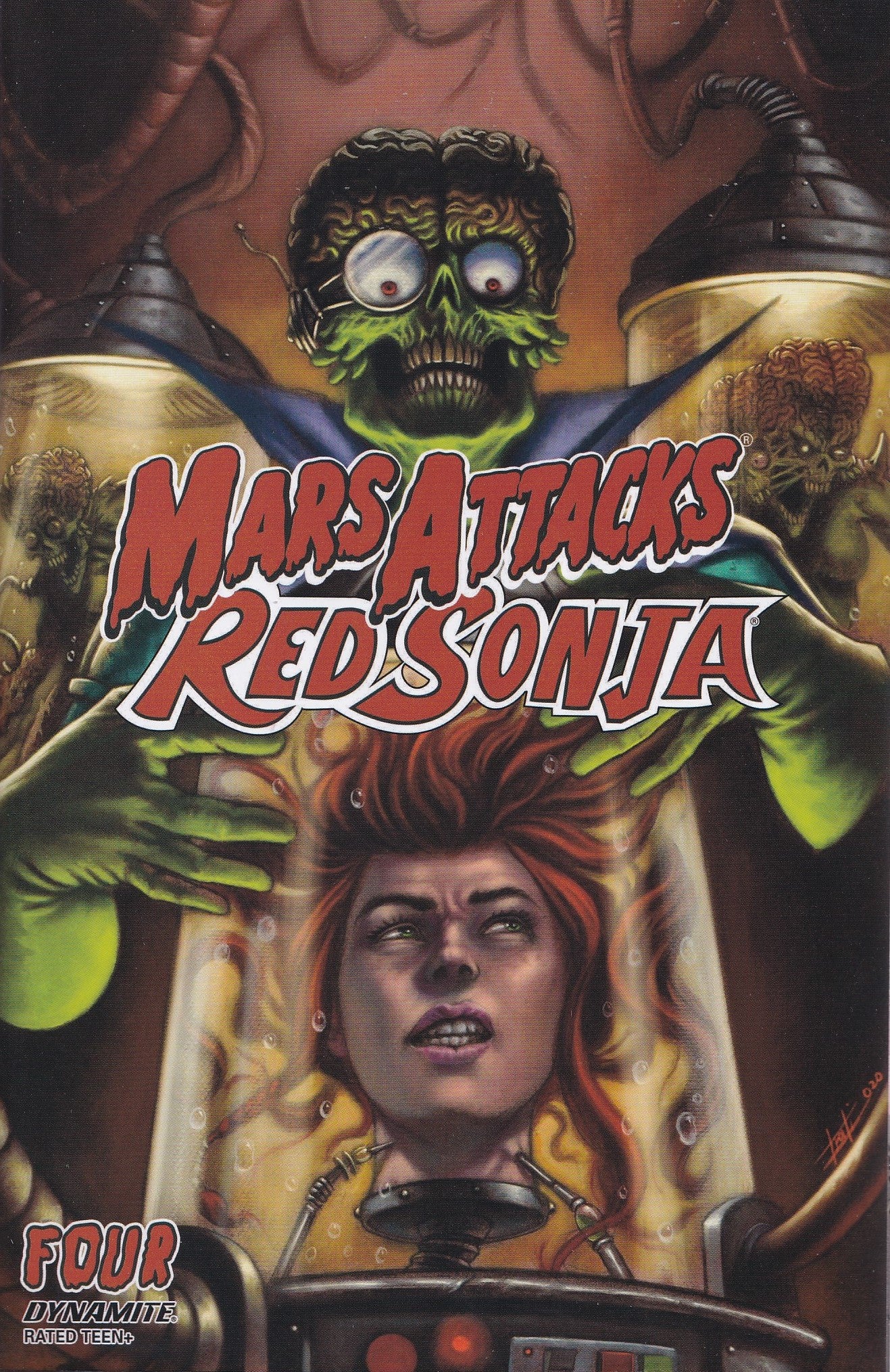 MARS ATTACKS RED SONJA #4 (STRATI VARIANT) ~ Dynamite Entertainment