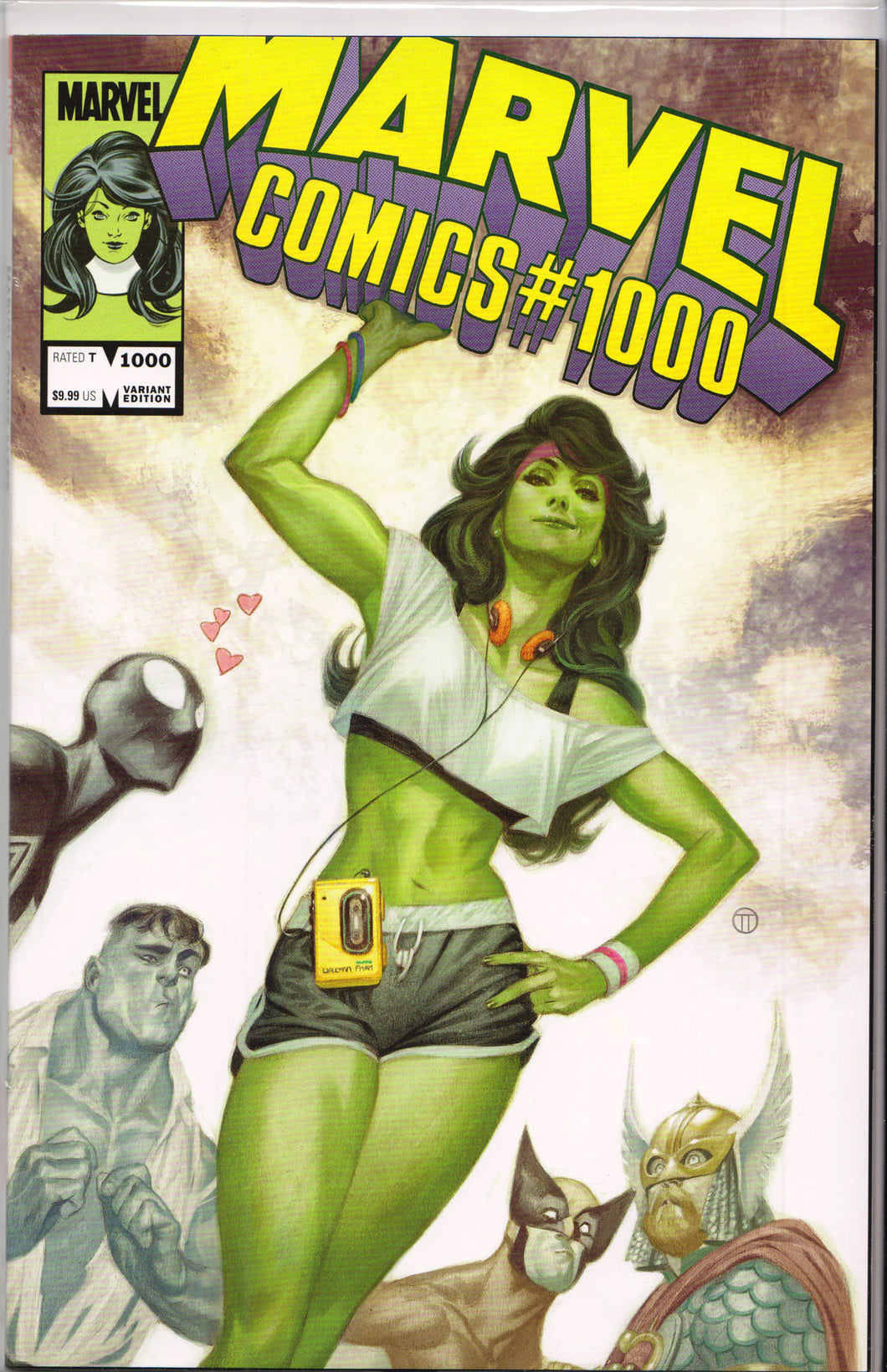MARVEL COMICS #1000 (TEDESCO VARIANT) COMIC BOOK ~ Marvel Comics