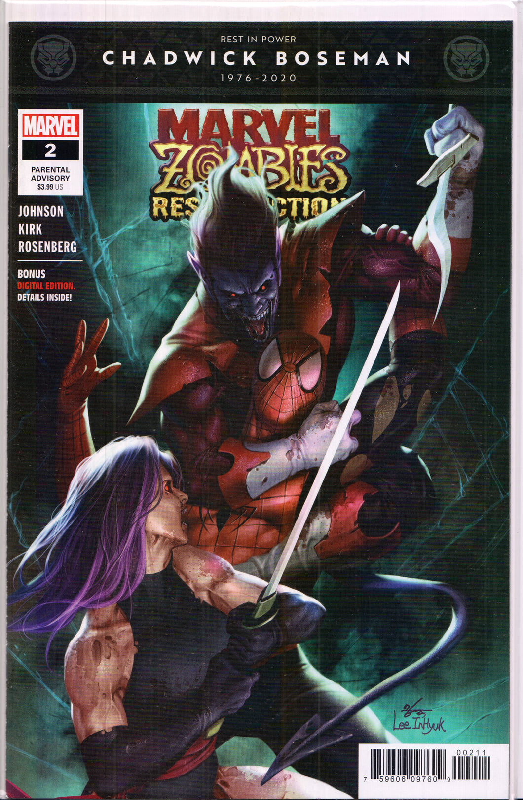 MARVEL ZOMBIES: RESURRECTION #2 (Inhyuk Lee Variant) ~ Marvel Comics