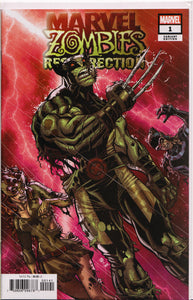 MARVEL ZOMBIES: RESURRECTION #1 (BRADSHAW VARIANT) COMIC BOOK ~ Marvel Comics