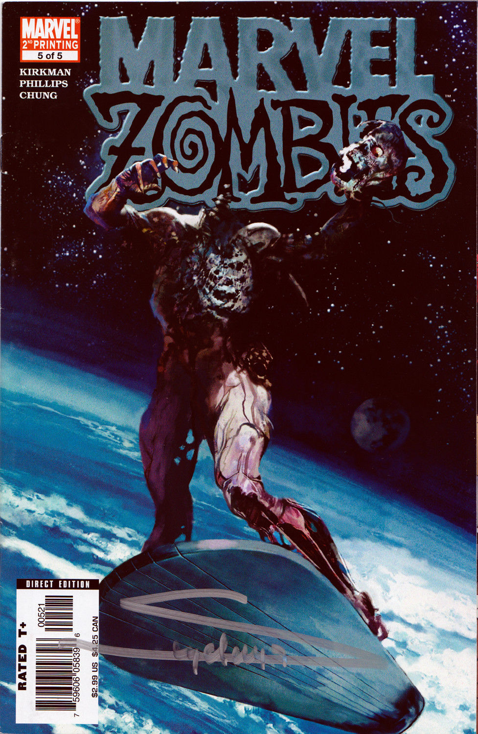 MARVEL ZOMBIES #5 (2ND PRINT)(VARIANT ARTHUR SUYDAM COVER) COMIC BOOK ~ Marvel Comics