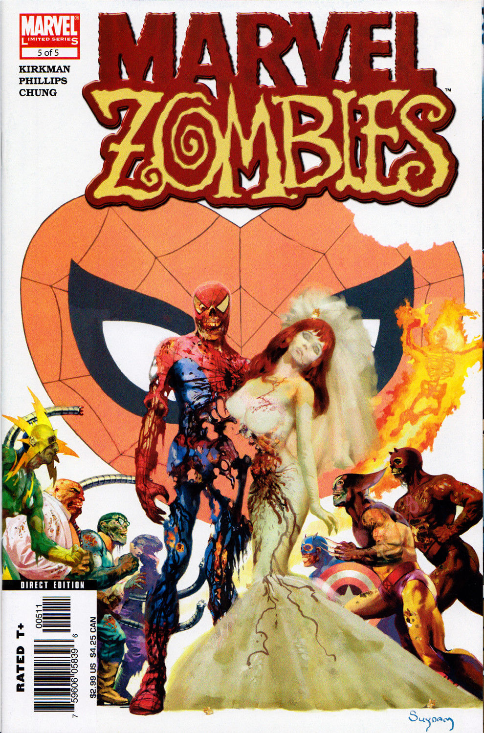MARVEL ZOMBIES #5 (1ST PRINT)(ARTHUR SUYDAM COVER) COMIC BOOK ~ Marvel Comics