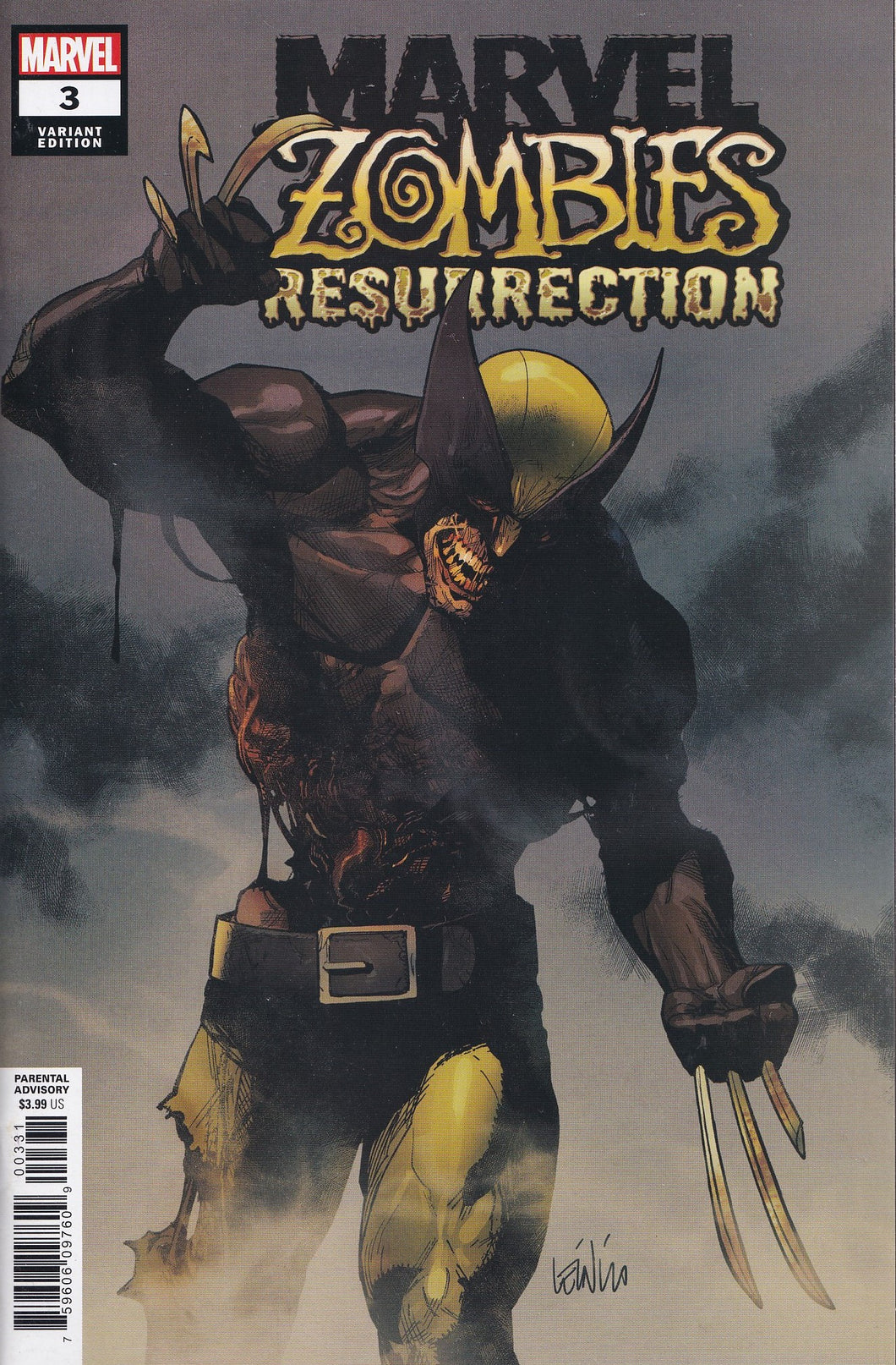 MARVEL ZOMBIES: RESURRECTION #3 (Leinil Francis Yu Variant) ~ Marvel Comics