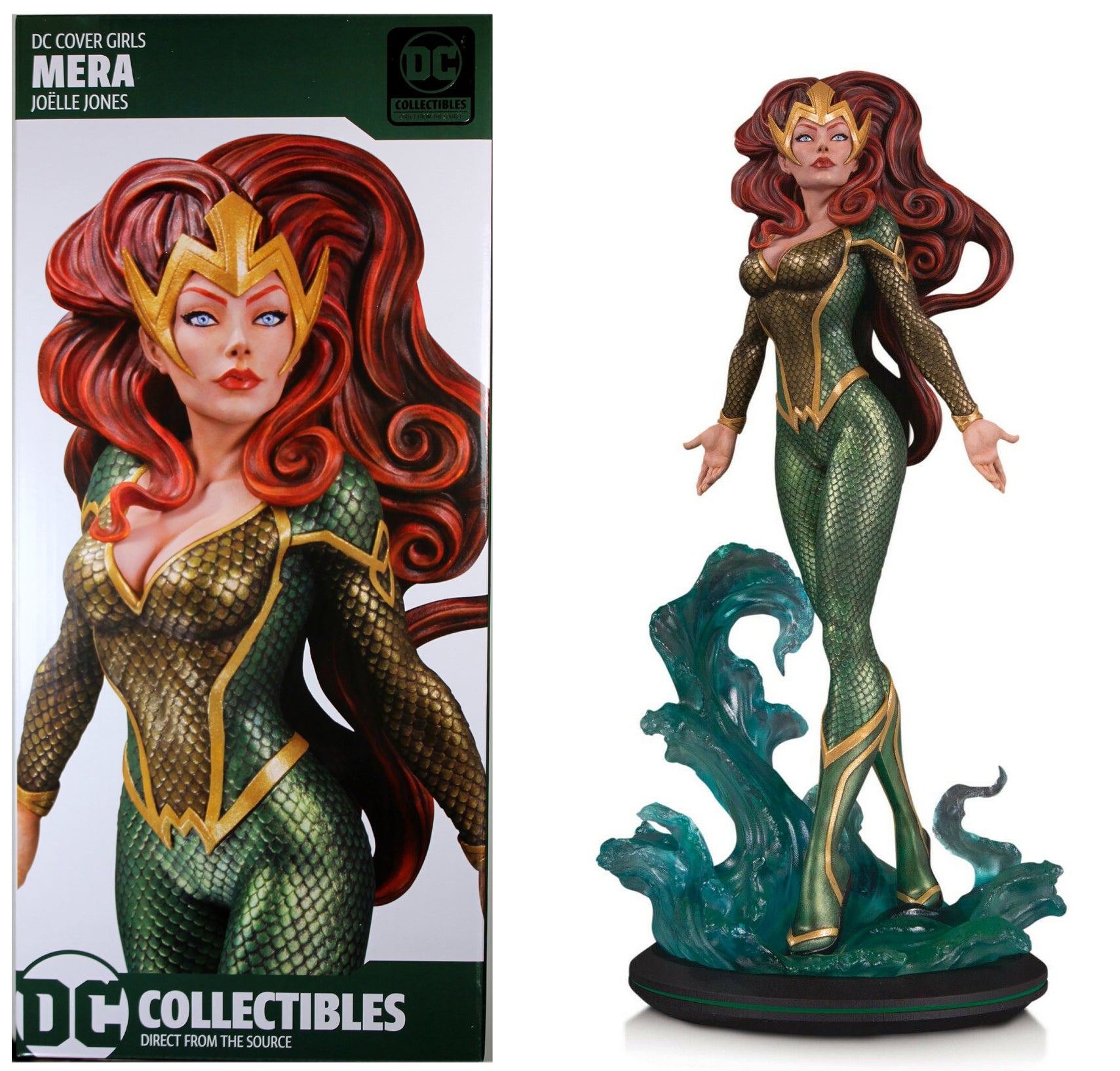 DC Cover Girls ~ MERA STATUE ~ Designed by Joelle Jones