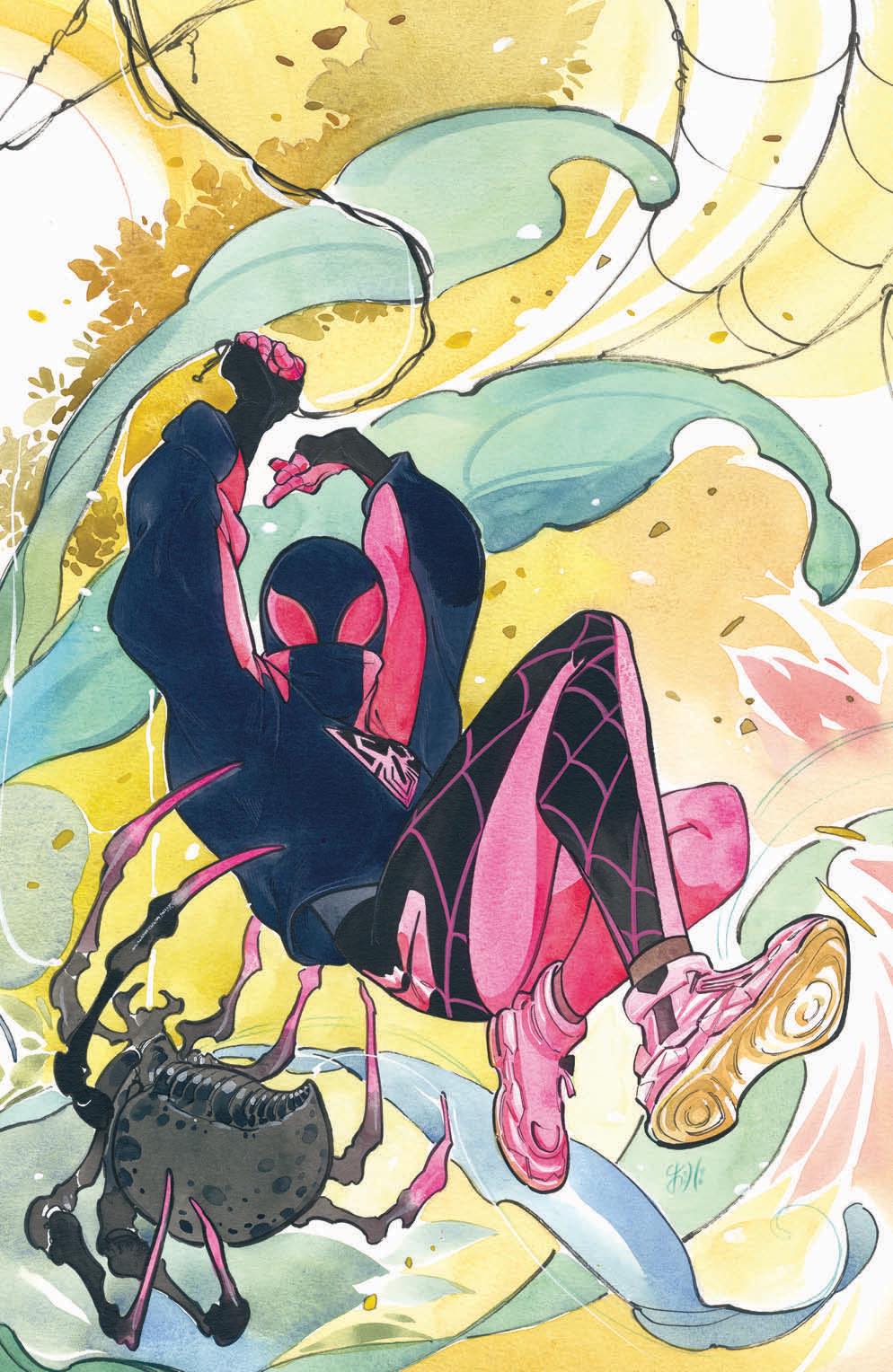 MILES MORALES: SPIDER-MAN #39 (PEACH MOMOKO EXCLUSIVE VIRGIN VARIANT)(2022) COMIC BOOK