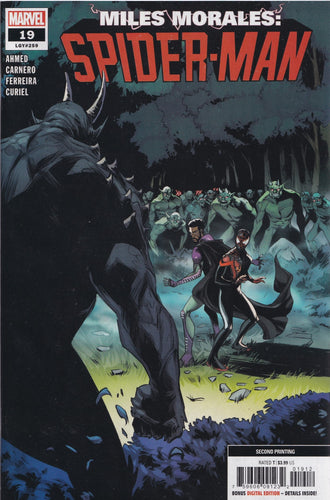 MILES MORALES: SPIDER-MAN #19 (2nd Print Variant)(2020) Comic ~ Marvel Comics