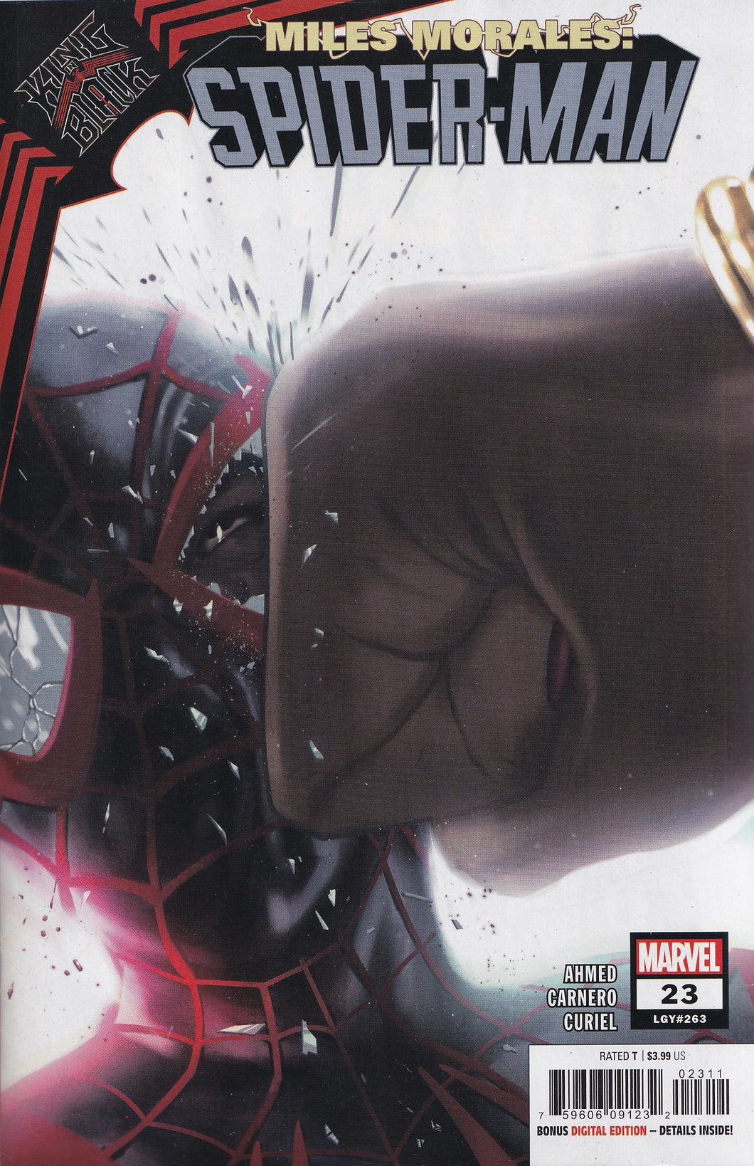 MILES MORALES: SPIDER-MAN #23 (KING IN BLACK VARIANT) Comic ~ Marvel Comics