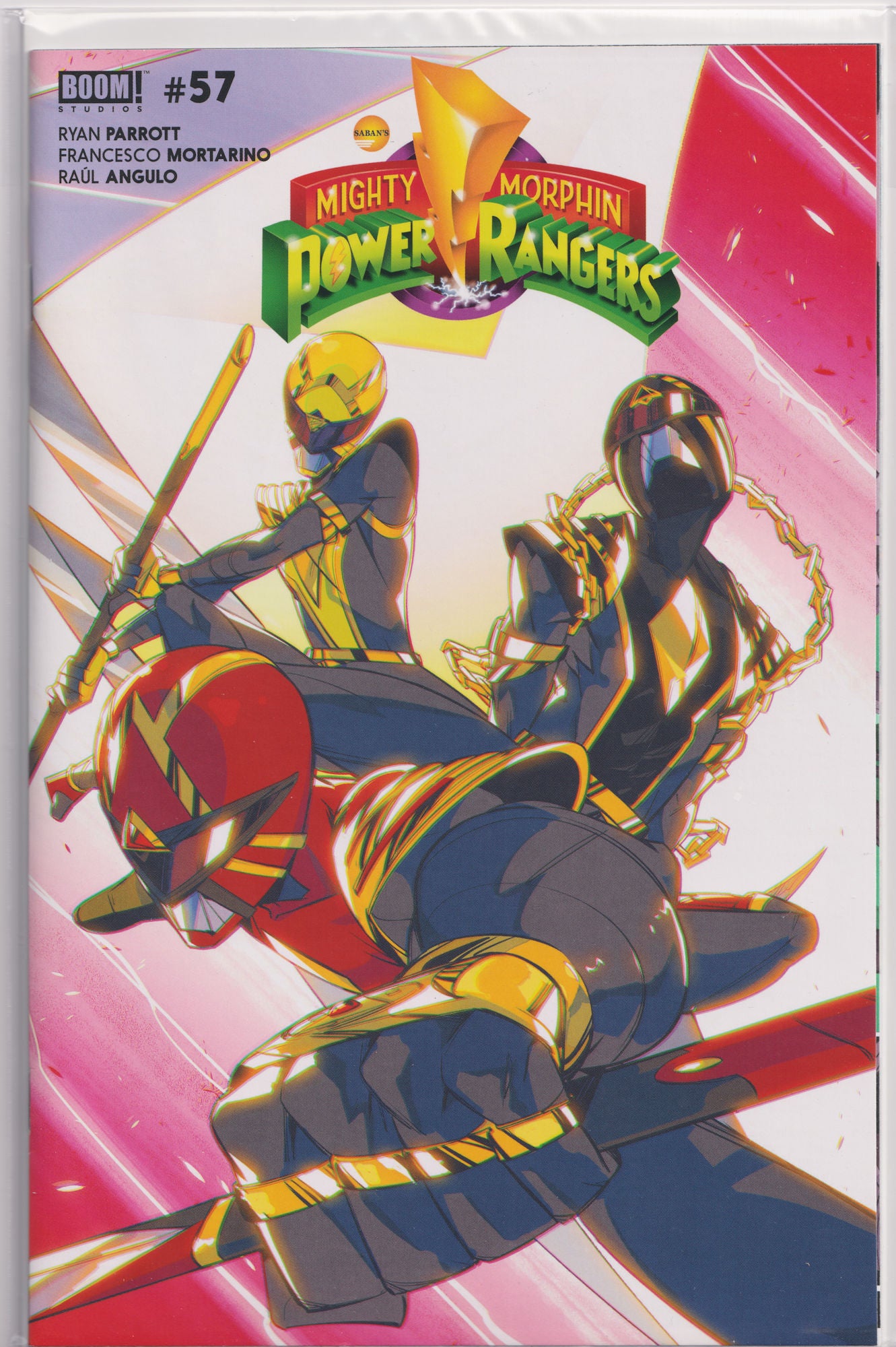 MIGHTY MORPHIN POWER RANGERS #57 (DANIELE NICUOLO VARIANT) ~ MMPR Boom! Studios