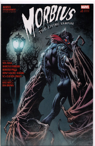 MORBIUS #1 (KYLE HOTZ VARIANT) COMIC BOOK ~ Marvel Comics