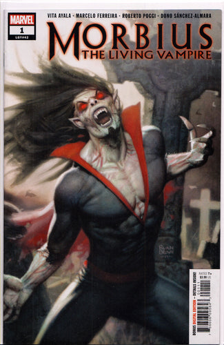 MORBIUS #1 (RYAN BROWN VARIANT) COMIC BOOK ~ Marvel Comics