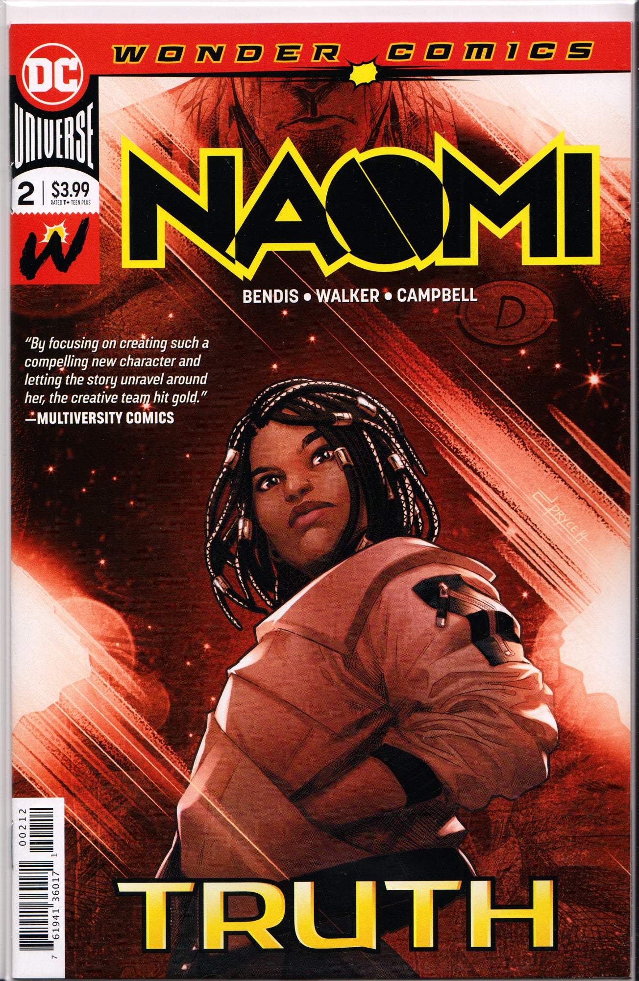 NAOMI #2 (FINAL PRINTING VARIANT) COMIC BOOK ~ DC Comics