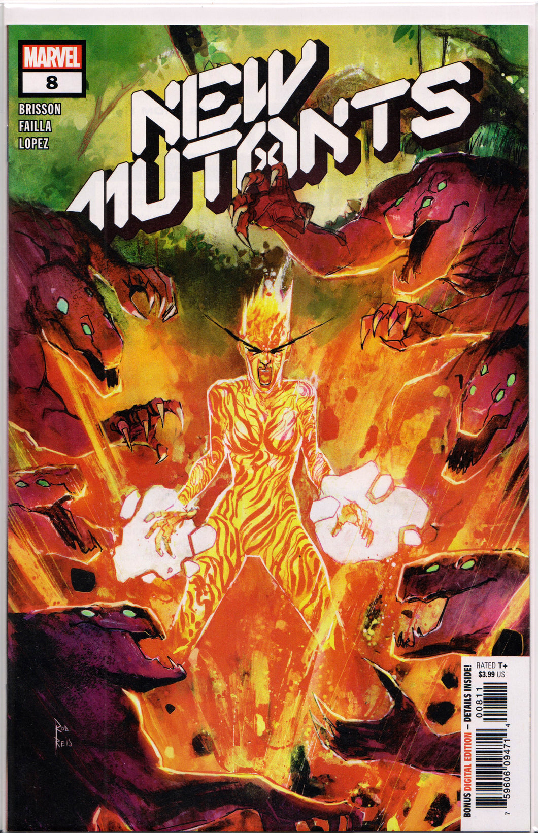 NEW MUTANTS #8 (1ST PRINT) COMIC BOOK ~ Marvel Comics