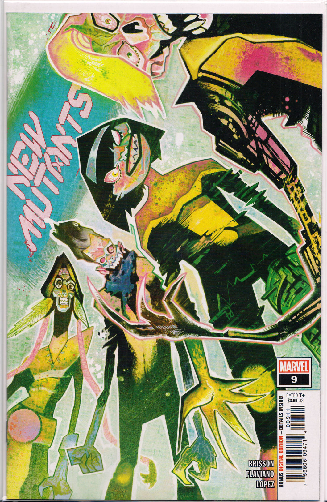 NEW MUTANTS #9 (1ST PRINT) COMIC BOOK ~ Marvel Comics
