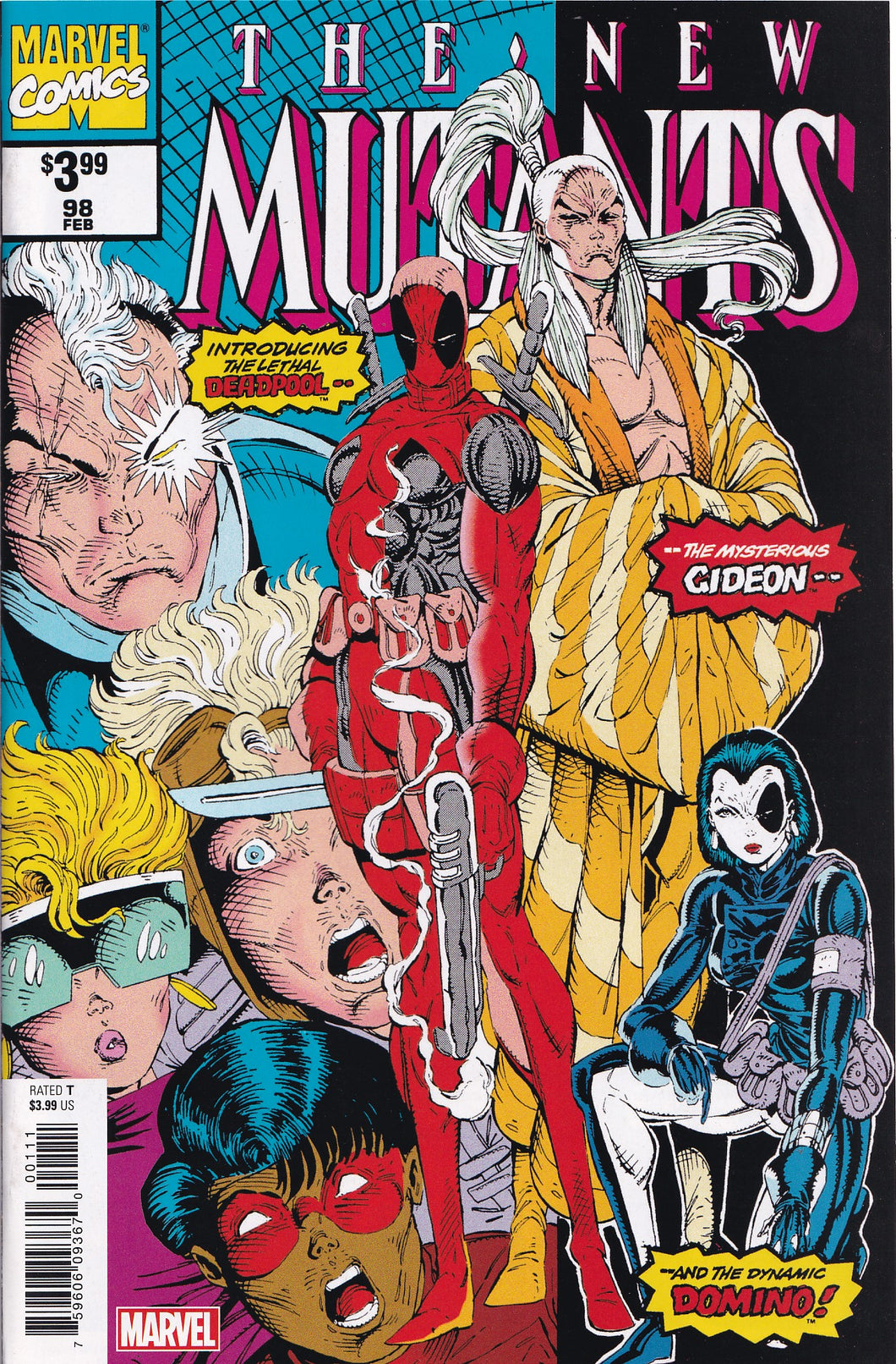 NEW MUTANTS #98 (2019 FACSIMILE VARIANT) COMIC BOOK ~ Marvel Comics