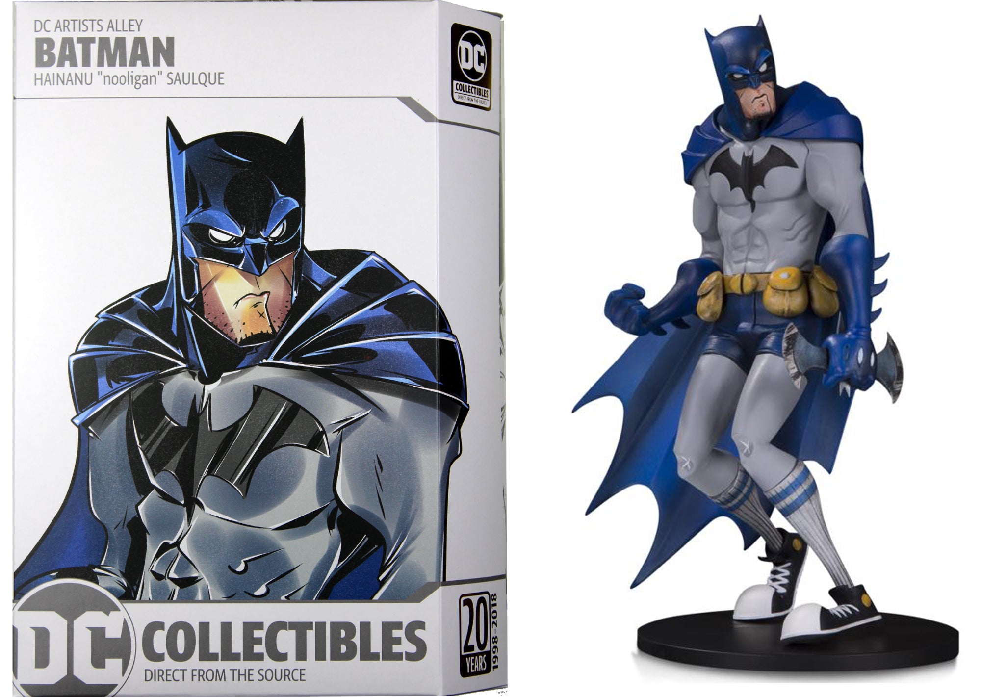 DC Comics Artist Alley ~ BATMAN STATUE by HAINANU NOOLIGAN SAULQUE ~ DC