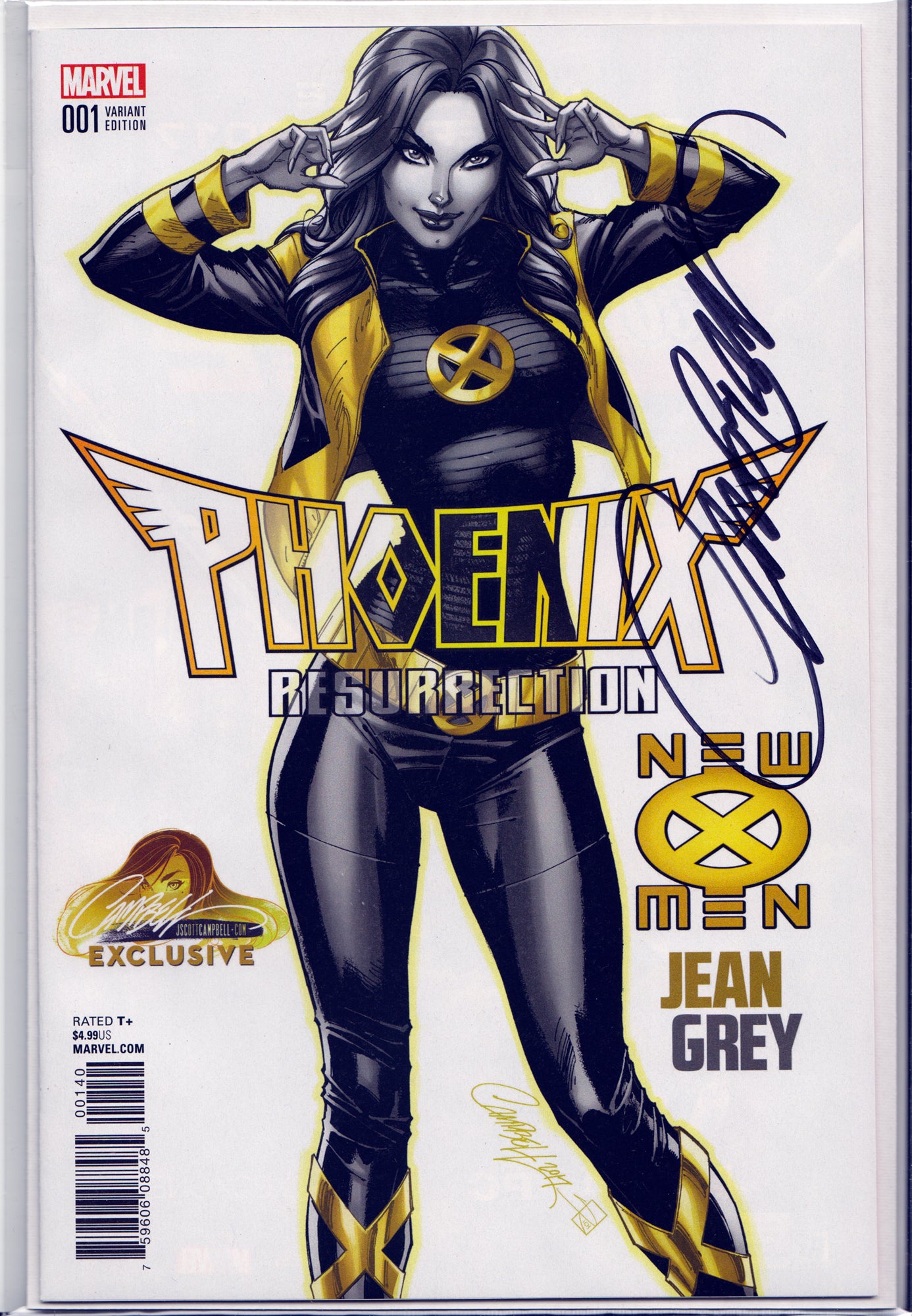 PHOENIX: RESURRECTION #1G SIGNED BY J. SCOTT CAMPBELL ~ JSC Exclusive w/COA