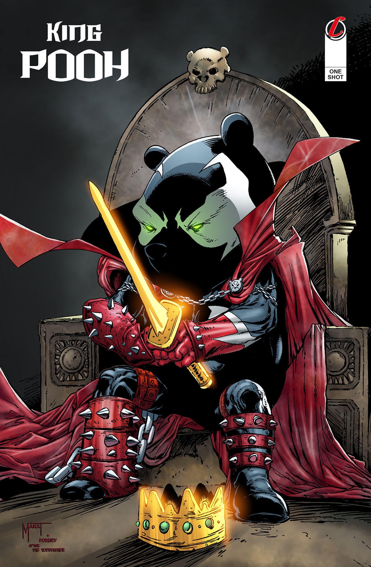 KING POOH ONE-SHOT (MARAT MYCHAELS EXCLUSIVE KING SPAWN #1 HOMAGE VARIANT) ~ Counterpoint Comics