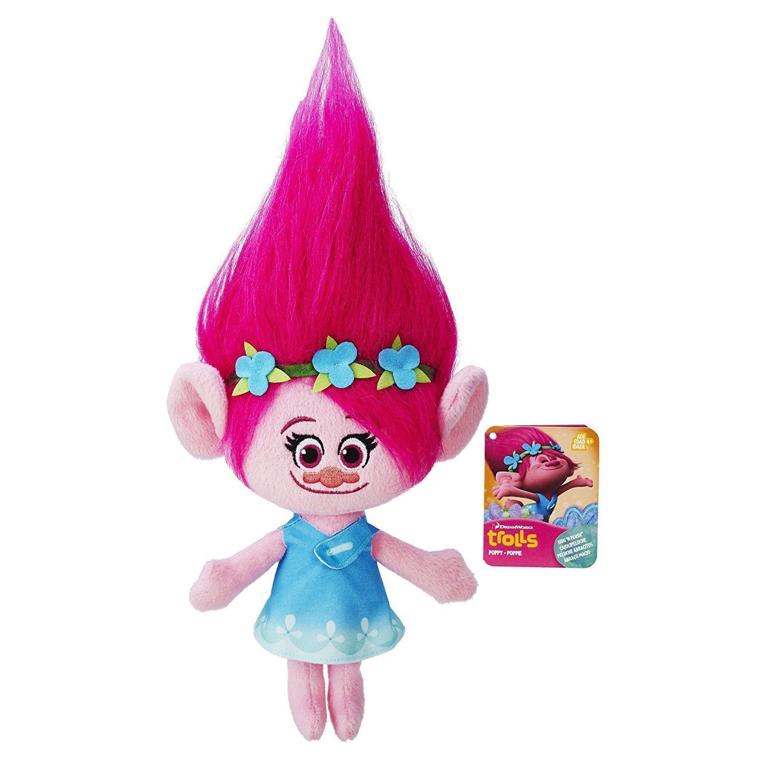 Dreamworks Trolls ~ POPPY PLUSH DOLL ~ Hug 'N Plush Series