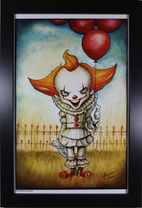 PENNYWISE ART PRINT ~ Motor City Comic Con 2018 ~ Signed by Chris Uminga