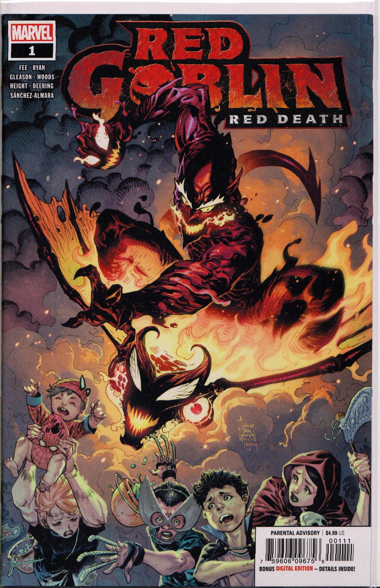 RED GOBLIN #1 (PHILIP TAN VARIANT) COMIC BOOK ~ Marvel Comics