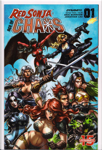 RED SONJA: AGE OF CHAOS #1 (QUAH VARIANT) COMIC BOOK ~ Dynamite