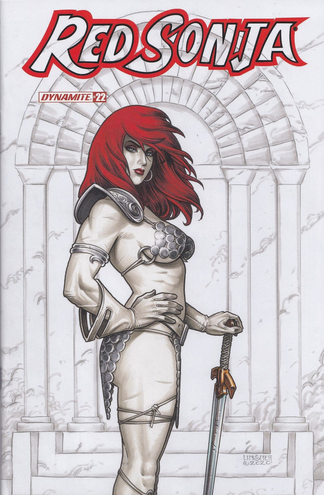 RED SONJA #22 (LINSNER VARIANT)(2020) COMIC BOOK ~ Dynamite Entertainment