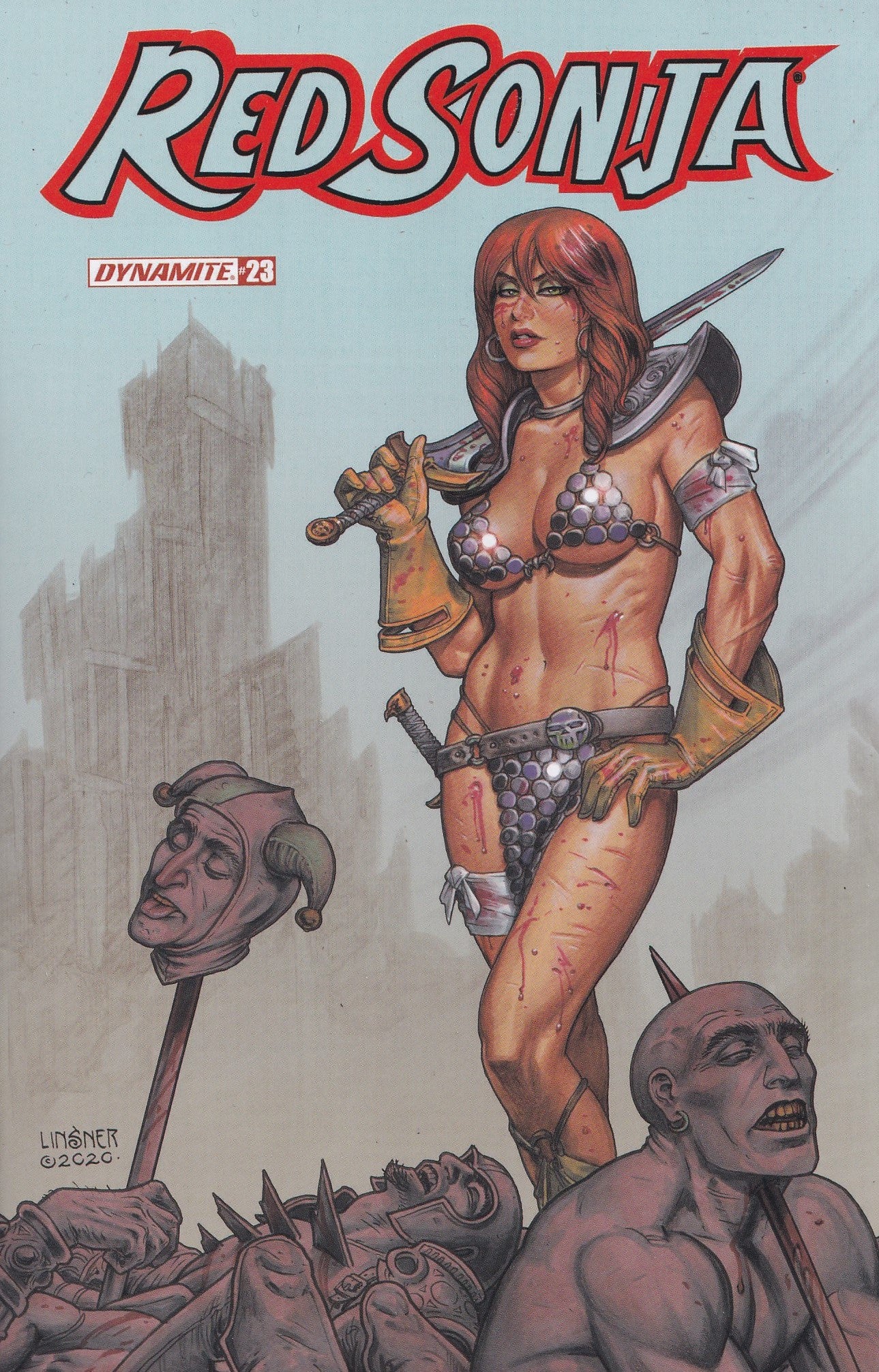 RED SONJA #23 (LINSNER VARIANT)(2021) COMIC BOOK ~ Dynamite Entertainment