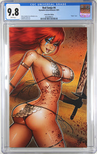 RED SONJA #4 (NATHAN SZERDY C2E2 EXCLUSIVE VIRGIN VARIANT)(2022) CGC GRADED 9.8