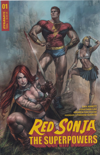 RED SONJA: THE SUPERPOWERS #1 (LUCIO PARRILLO VARIANT) COMIC BOOK ~ Dynamite